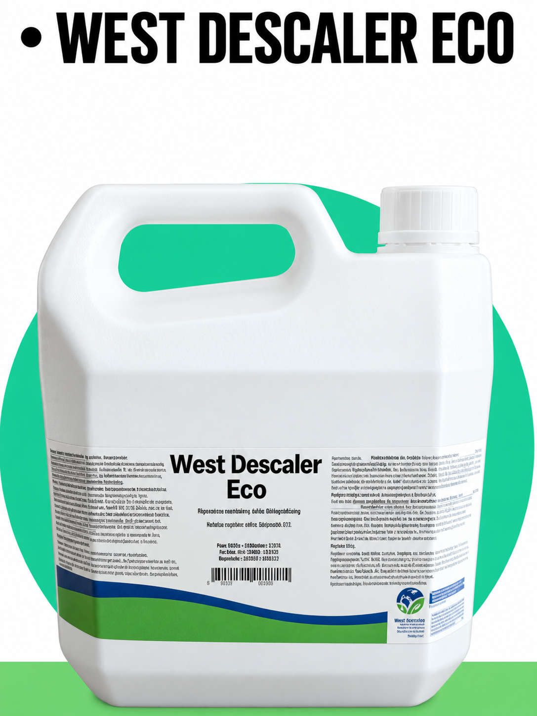 Tratamiento para  la limpieza de  sistemas de  refrigeración WEST DESCALER ECO